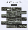 Azulejo de mosaico de cristal de diamante de mosaico de espejo para decoración de pared