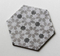 Azulejo de cerámica hexagonal de 200 * 230 mm Backsplash / Azulejo de pared de mosaico de cerámica