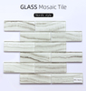 Azulejo de mosaico de vidrio de diamante de piedra natural para la pared de la sala de estar