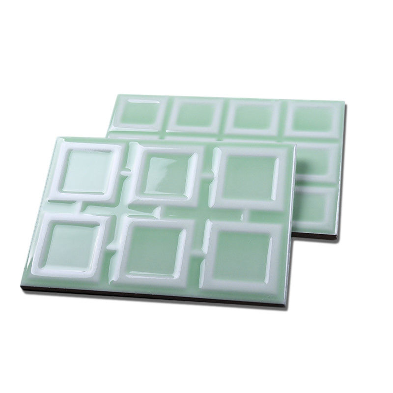 Azulejos de pared de cocina de color verde claro Azulejo de mosaico colorido de 120x180 mm